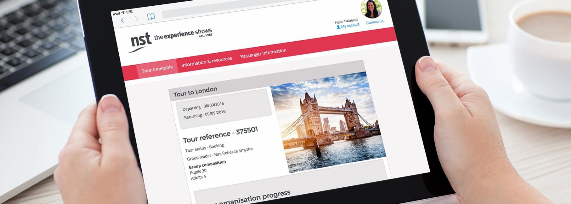 my tour manager header nstie